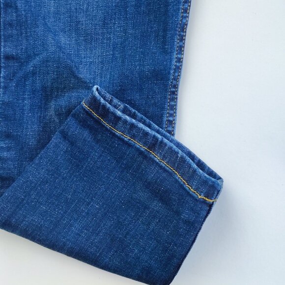 Harley -Davidson jeans women's size 29 denim blue mid rise slim boyfriend - Picture 12 of 16